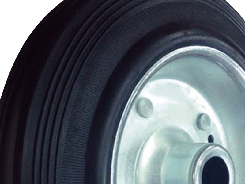 Rubber castor wheel