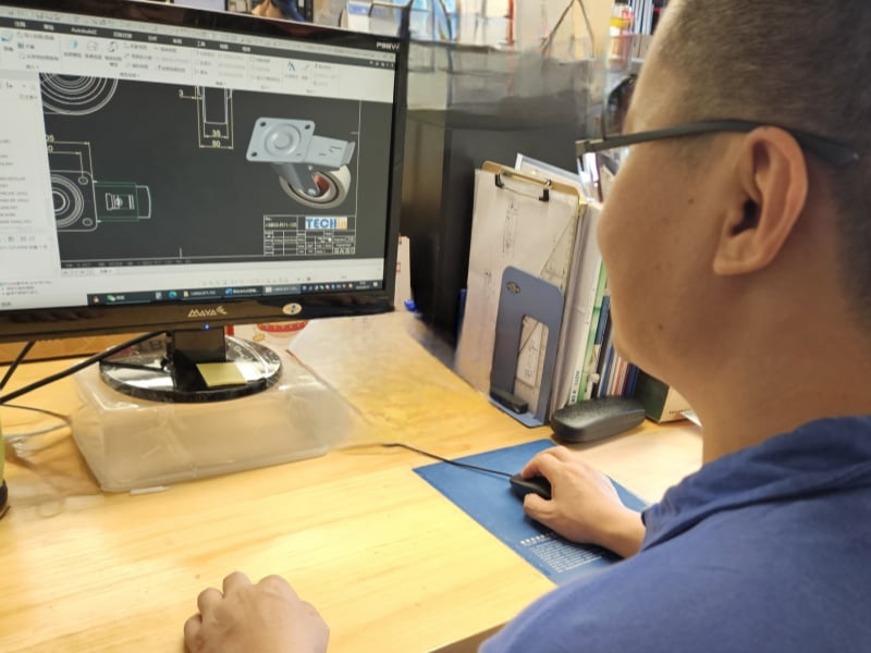 Custom castor design and engineering