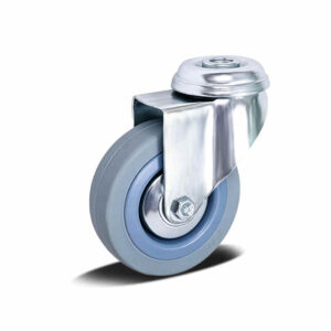 50-125mm Rubber/PA (Nylon)/PU Apparatus Castor – Bolt Hole – Swivel