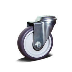 50-125mm TPR/PP Apparatus Castor – Bolt Hole – Swivel