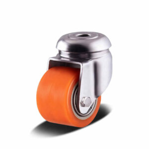35-75mm PU/PP/TPR Apparatus Castor – Bolt Hole – Swivel