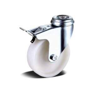 50-125mm PA (Nylon)/Rubber/PP Stainless Steel Housing Apparatus Castor – Bolt Hole – Swivel with Brake