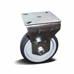 50-125mm TPR/PP Apparatus Castor – Top Plate – Fixed