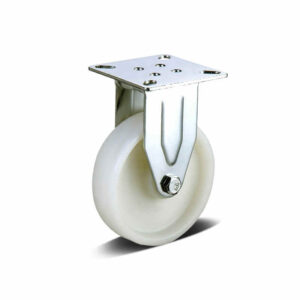 50-125mm PA (Nylon)/Rubber/PP Stainless Steel Housing Apparatus Castor – Top Plate – Fixed