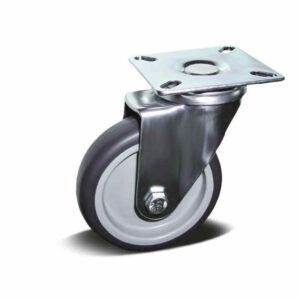 50-125mm TPR/PP Apparatus Castor – Top Plate – Swivel
