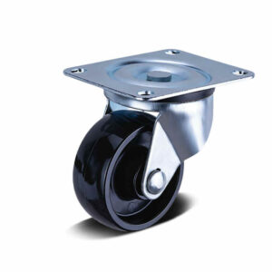 40-100mm Hard Rubber/PP/Cast Iron Apparatus Castor – Top Plate – Swivel