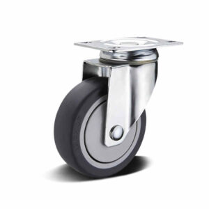 50-100mm TPR/PU/PP Medium Duty Apparatus Castor – Top Plate – Swivel