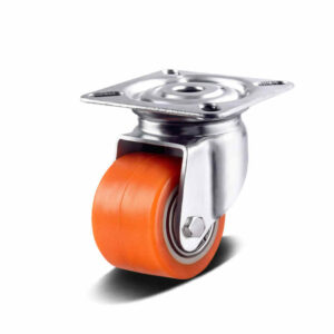 35-75mm PU/PP/TPR Apparatus Castor – Top Plate – Swivel
