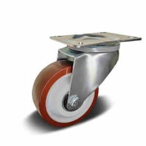 H08 PU+PA6 Wheel Heavy Duty Castor, ball bearing – Swivel
