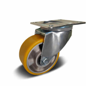 H08 PU+Aluminium Wheel Heavy Duty Castor – Swivel