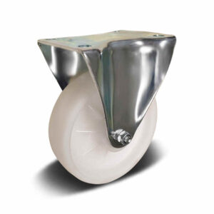PA6 Wheel Top Plate Fixed Industrial Castor, 100-125mm, 200-250kg