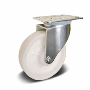 PA6 Wheel Top Plate Swivel Industrial Castor, 100-125mm, 200-250kg