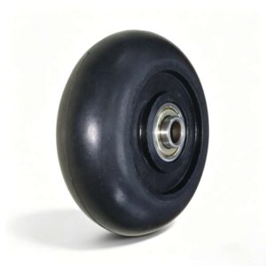 50-100mm Black PU Wheel – Ball Bearing