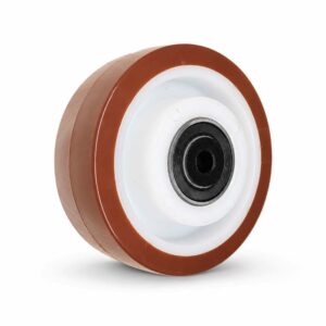 125-200mm Red PU/PA6 Core Wheel – Ball Bearing – New Series