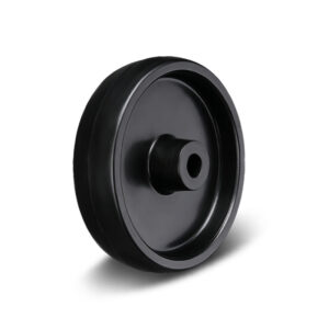 25-100mm Black PP Wheel – Plain Bearing