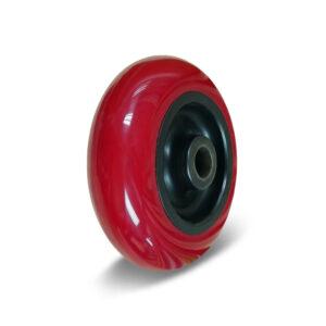100-125mm White PU/PP Core Wheel – Roller Bearing