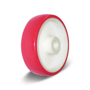 80-200mm White PU/PA Core Wheel – Plain Bearing