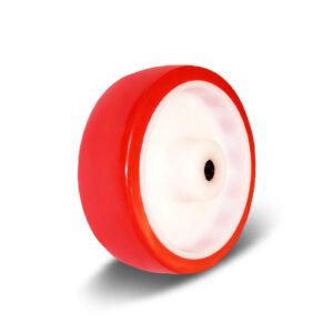 80-200mm White PU/PP Core Wheel – Roller Bearing