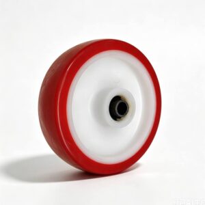 100-125mm Red PU/PA6 Core Wheel – Roller Bearing – New Series