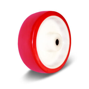 80-200mm White PU/PA Core Wheel – Roller Bearing