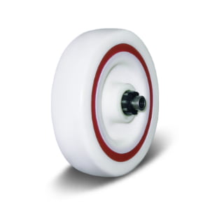 100-125mm PA/Rubber Sandwich Wheel – Roller Bearing