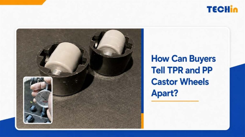 How Can Buyers Tell TPR and PP Castor Wheels Apart?
