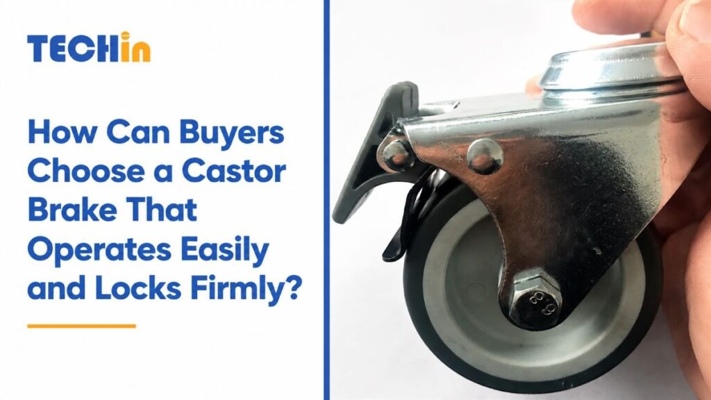 How Can Buyers Choose a Castor Brake That Operates Easily and Locks Firmly?