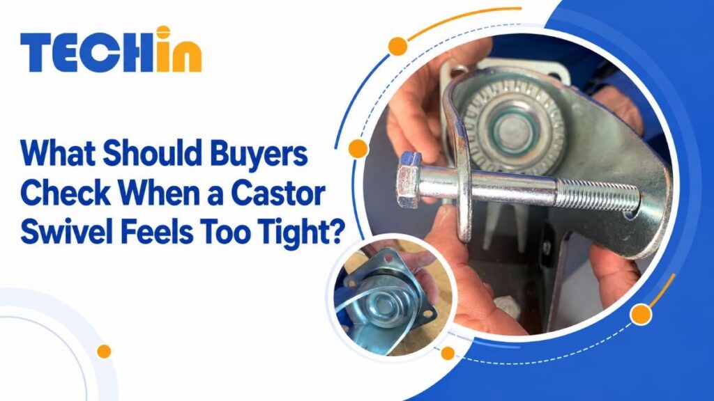 What Should Buyers Check When a Castor Swivel Feels Too Tight?