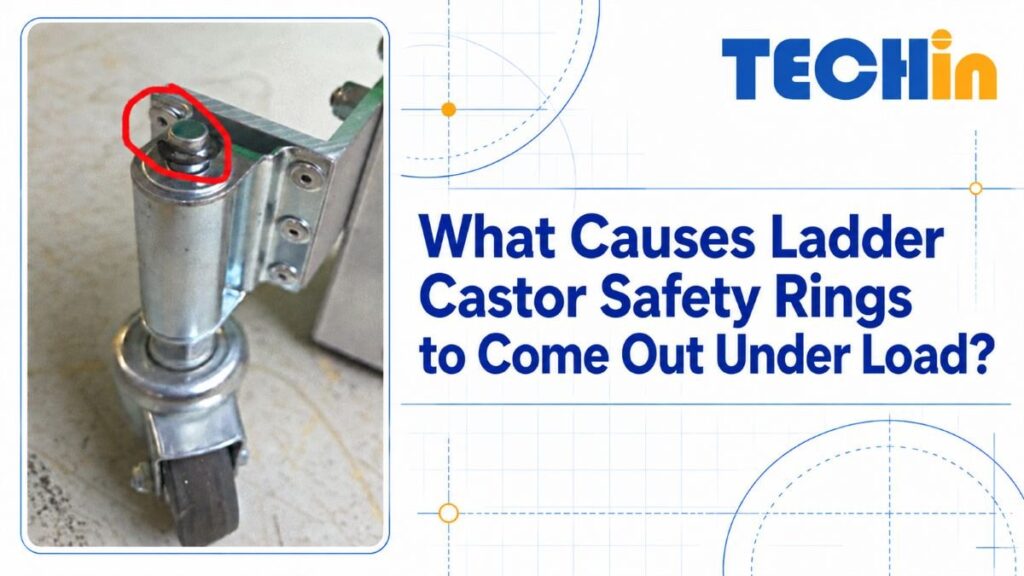 What Causes Ladder Castor Safety Rings to Come Out Under Load?