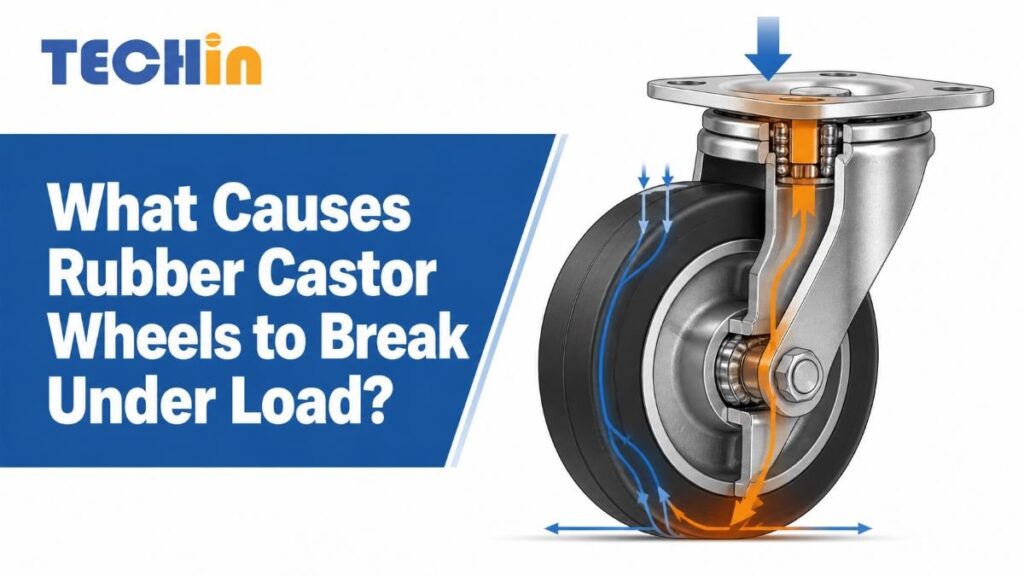 What Causes Rubber Castor Wheels to Break Under Load?