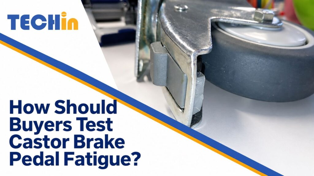How Should Buyers Test Castor Brake Pedal Fatigue?