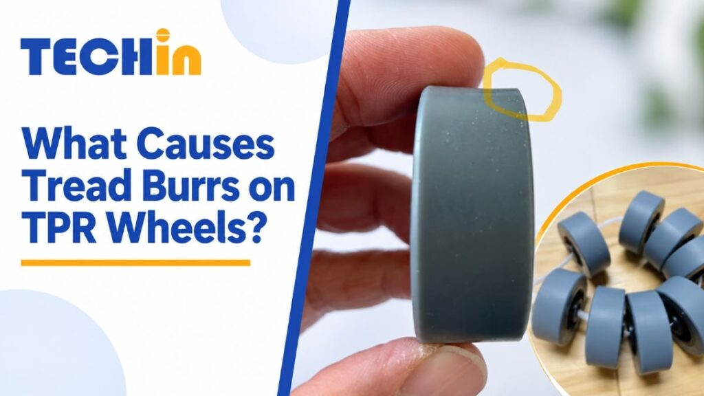 What Causes Tread Burrs on TPR Wheels?